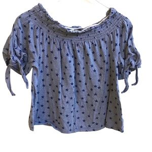Hippie Laundry Off Shoulder Stars Top